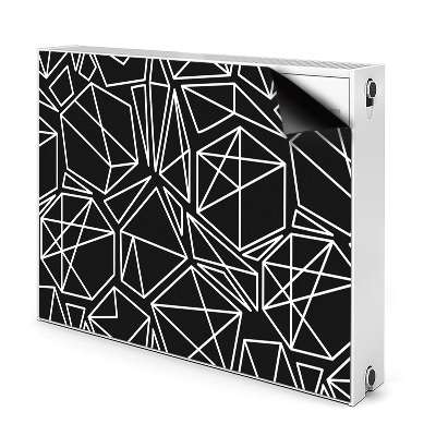 Magnetic radiator mat Geometric shapes