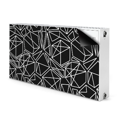 Magnetic radiator mat Geometric shapes