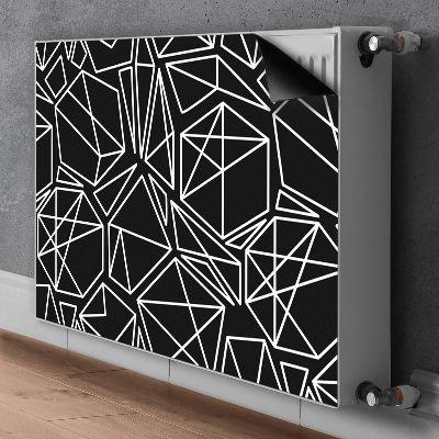 Magnetic radiator mat Geometric shapes