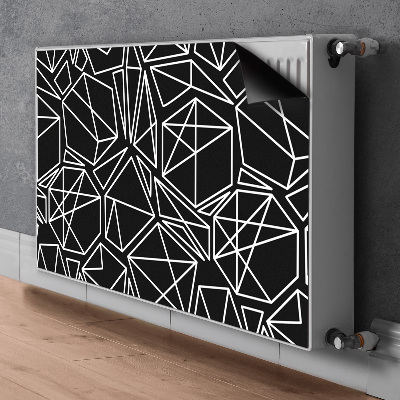 Magnetic radiator mat Geometric shapes