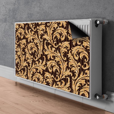 Printed radiator mat Deciduous pattern