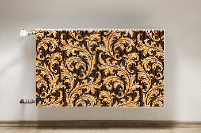 Printed radiator mat Deciduous pattern