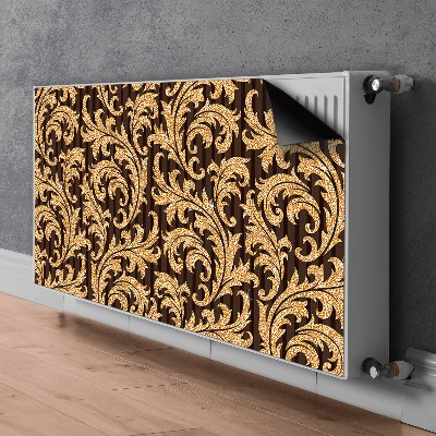 Printed radiator mat Deciduous pattern