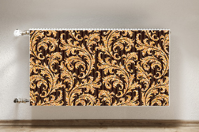 Printed radiator mat Deciduous pattern