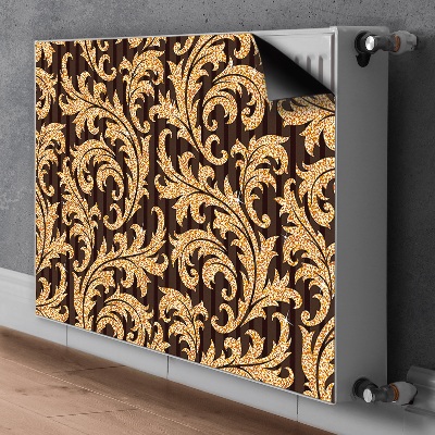 Printed radiator mat Deciduous pattern