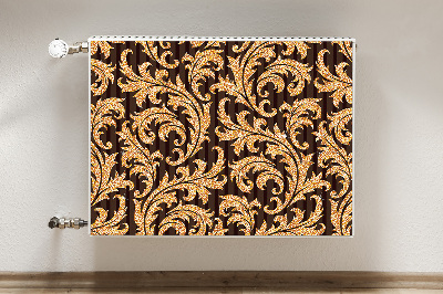 Printed radiator mat Deciduous pattern