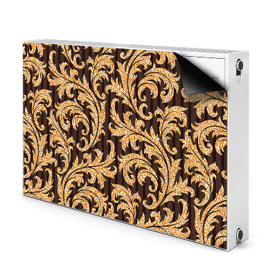 Printed radiator mat Deciduous pattern