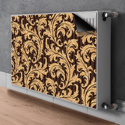 Printed radiator mat Deciduous pattern