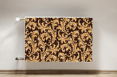 Printed radiator mat Deciduous pattern