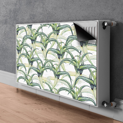 Decorative radiator mat Aloe image