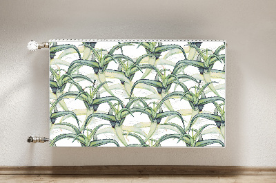 Decorative radiator mat Aloe image