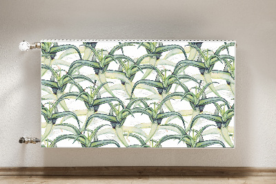 Decorative radiator mat Aloe image