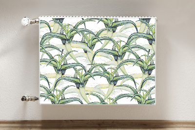 Decorative radiator mat Aloe image