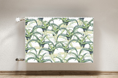 Decorative radiator mat Aloe image