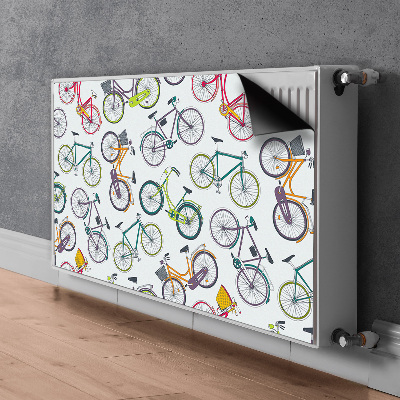 Magnetic radiator mat City bikes