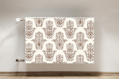 Radiator cover Brown symbol