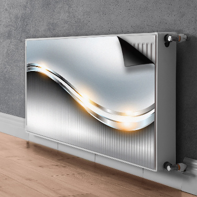 Decorative radiator mat Silver passage