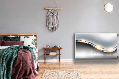 Decorative radiator mat Silver passage