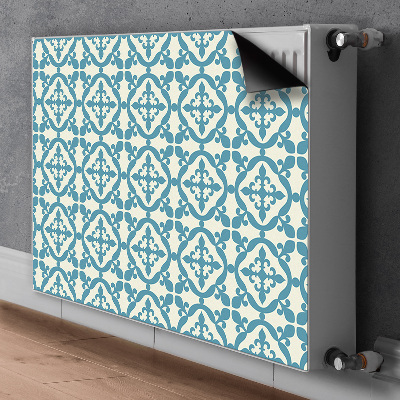 Magnetic radiator mat Green pattern