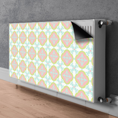 Magnetic radiator mat Spanish tile