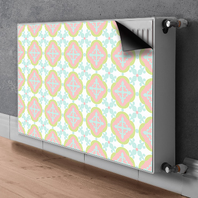 Magnetic radiator mat Spanish tile