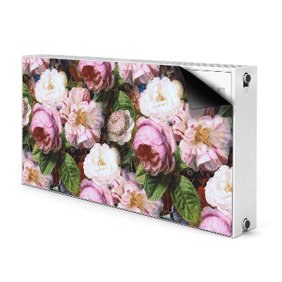 Decorative radiator mat Garden of roses