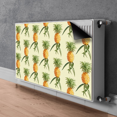 Magnetic radiator mat Pineapple pattern