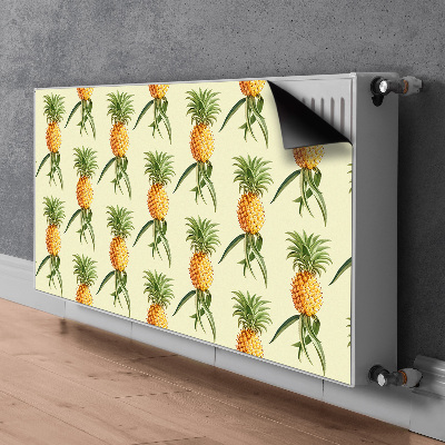 Magnetic radiator mat Pineapple pattern