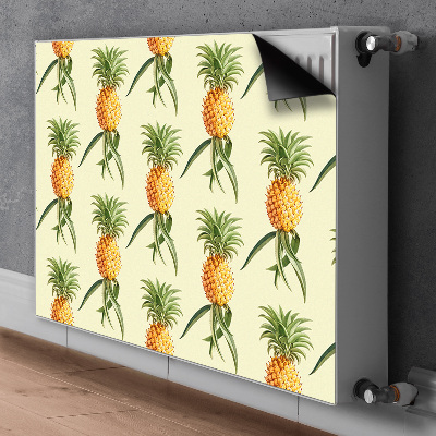 Magnetic radiator mat Pineapple pattern