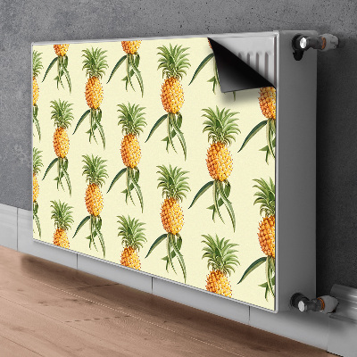 Magnetic radiator mat Pineapple pattern