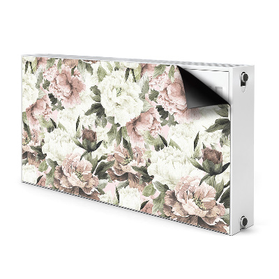 Magnetic radiator mat Vintage bouquet of roses