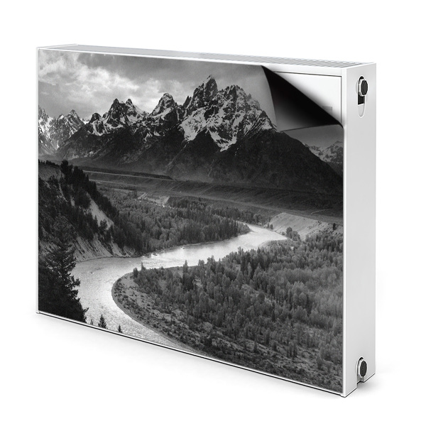 Radiator cover Dark mountains