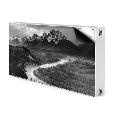 Radiator cover Dark mountains