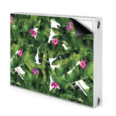 Magnetic radiator mat Hibiscus