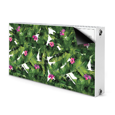 Magnetic radiator mat Hibiscus