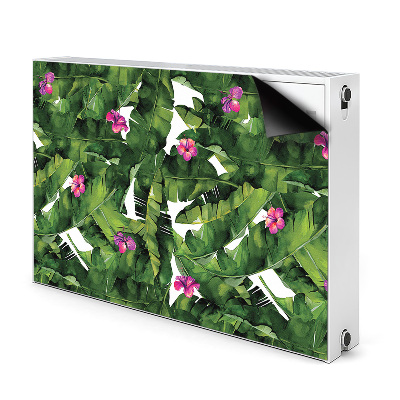 Magnetic radiator mat Hibiscus