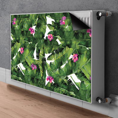 Magnetic radiator mat Hibiscus