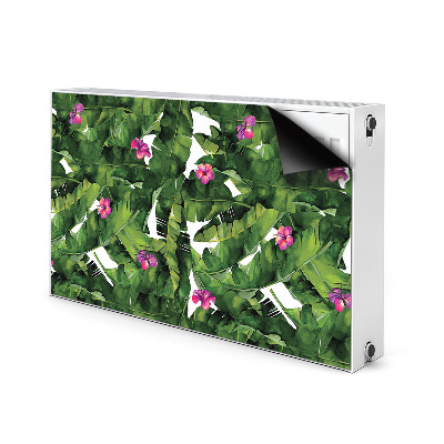 Magnetic radiator mat Hibiscus