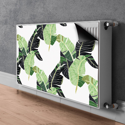 Magnetic radiator cover Palm leaves