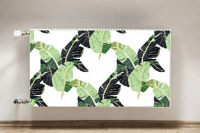 Magnetic radiator cover Palm leaves