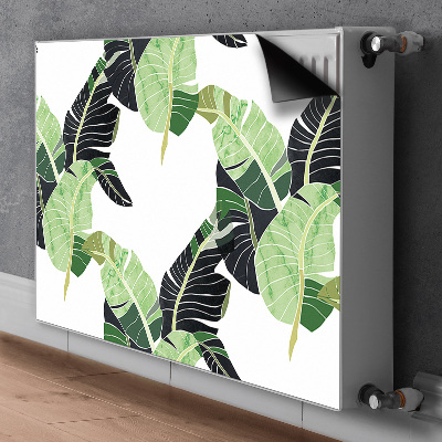 Magnetic radiator cover Palm leaves