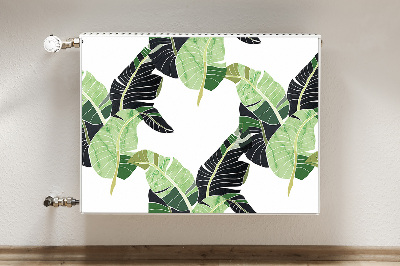 Magnetic radiator cover Palm leaves