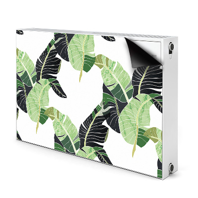 Magnetic radiator cover Palm leaves