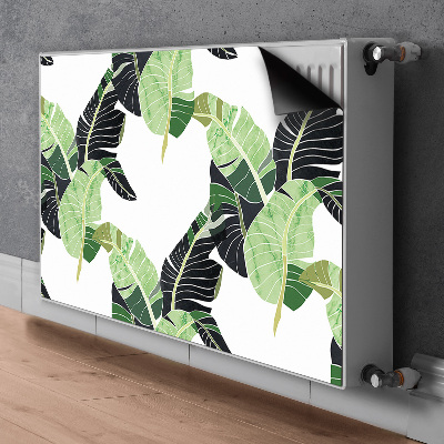 Magnetic radiator cover Palm leaves