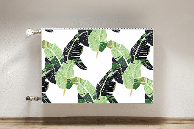 Magnetic radiator cover Palm leaves