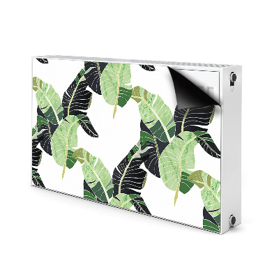 Magnetic radiator cover Palm leaves