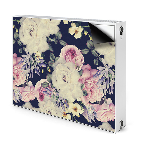 Radiator cover Baroque flowers