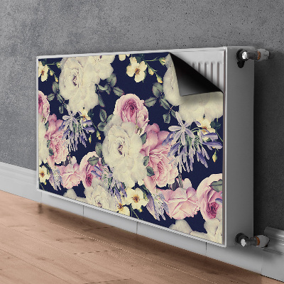 Radiator cover Baroque flowers