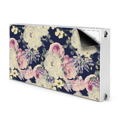 Radiator cover Baroque flowers