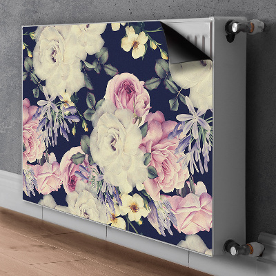 Radiator cover Baroque flowers